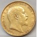 AUSTRALIA 1908 . ONE 1 SOVEREIGN . MELBOURNE . GOLD